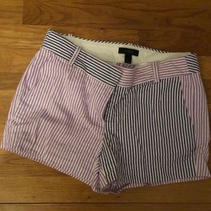 J. Crew size 2 seersucker short EUC